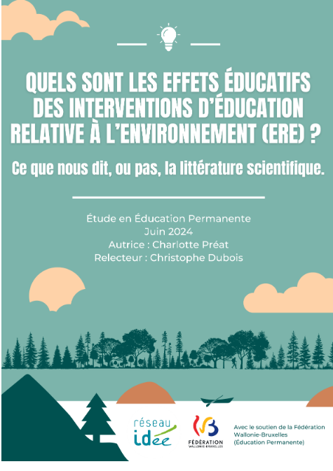 Quels sont les effets éducatifs des interventions d'Education relative à l'Environnement (ErE)