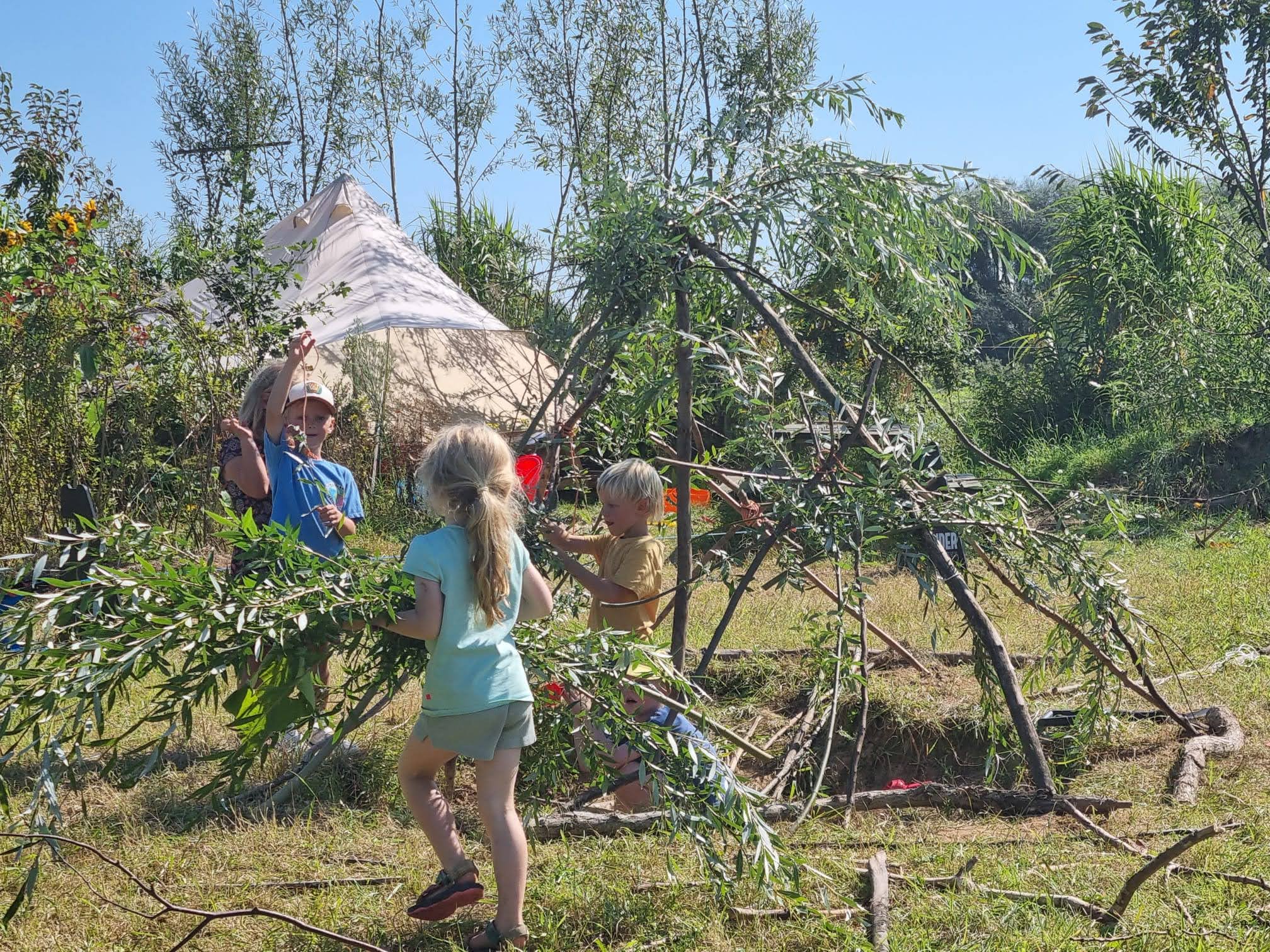 Construction de cabanes