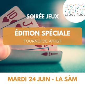 Soirée jeux édition spéciale "Tournoi de Whist"